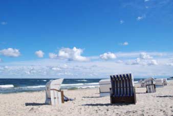 Strand bei den Hotels Usedom