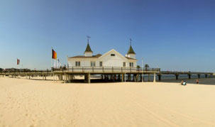 Seebrücke in Ahlbeck auf Usedom